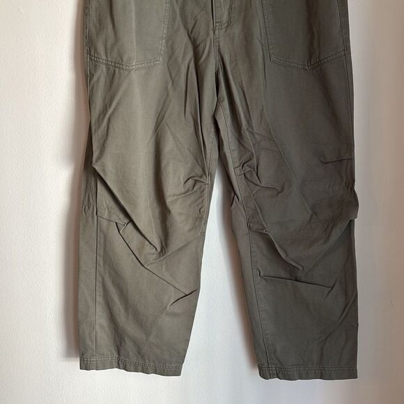 Pistola Women’s high rise barrel army green Khaki Cargo Pants size 27 EUC! - Picture 3 of 11